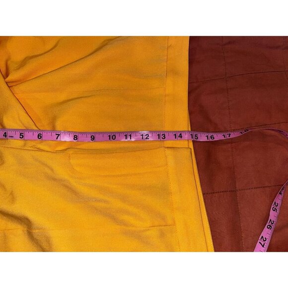 Eloquii Yellow Pleated Wide-Leg Polyblend Women's Pants Size 20 - Picture 7 of 12